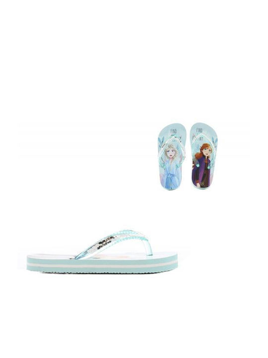 Children's flip-flops Frozen FZ-004440 Shiny blue