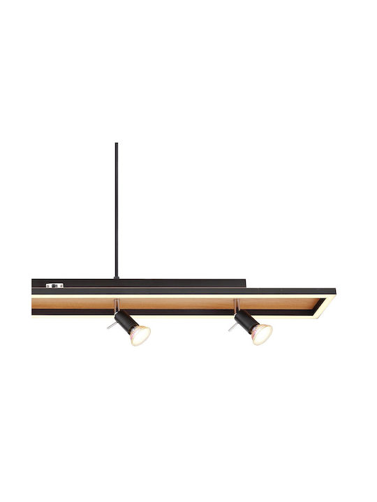 Globo Lighting Ida Pendant Light Multicolour Rail for 4 Bulbs GU10 116x12cm