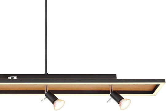 Globo Lighting Ida Κρεμαστό Φωτιστικό Πολύχρωμο Ράγα για 4 Λαμπτήρες GU10 116x12εκ.