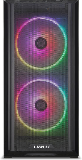 Lian Li Lancool 216 RGB Gaming Midi Tower Κουτί Υπολογιστή με Πλαϊνό Παράθυρο Μαύρο