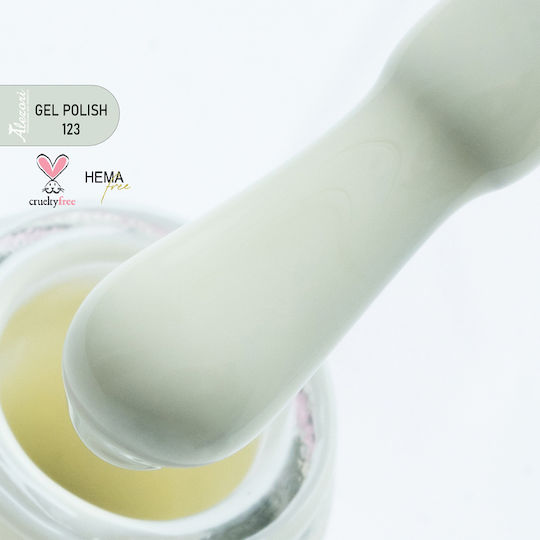 Alezori Classic Semi-Permanent Nail Polish 123 Banana Yellow 15ml 1pcs