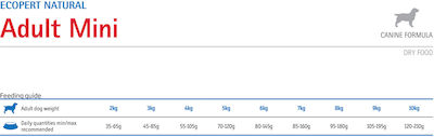 Farmina Ecopet Natural Adult Mini 2.5kg Dry Food for Adult Dogs of Small Breeds with Corn, Chicken and Rice