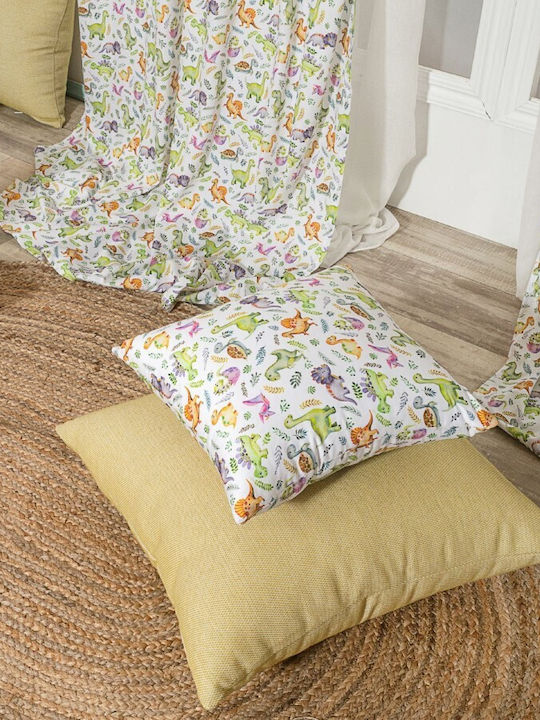 Teoran Pernă Decorativă Pentru Copii Dino Multicolor 45x45cm