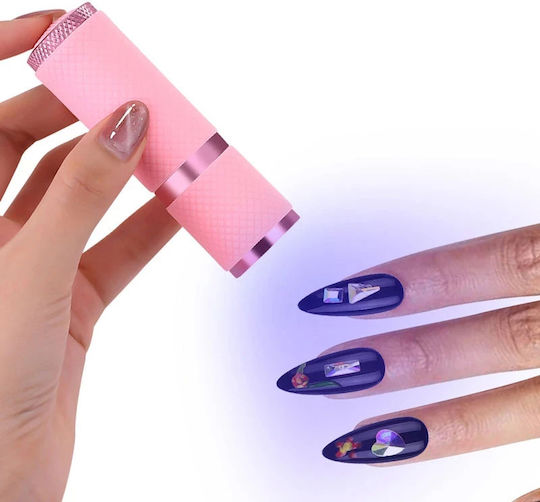 Φουρνάκι Stick LED Μπαταρίας 9W Ροζ