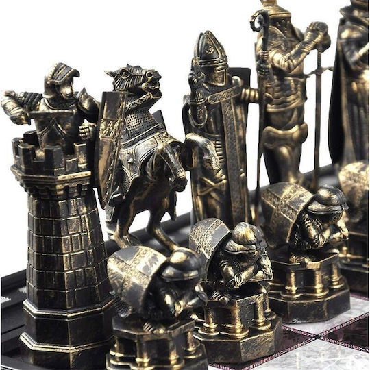 The Noble Collection Harry Potter: The Final Challenge Set Σκάκι από Ξύλο με Πιόνια 50.8x50.8cm