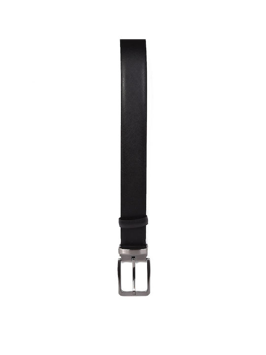 Leather belt Kaiserhoff Black MONOCHROME