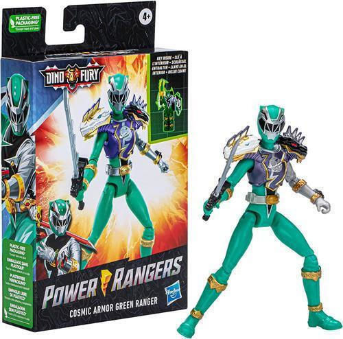 Action Figure Dino Fury - Green Ranger Power Rangers for 4+ Years