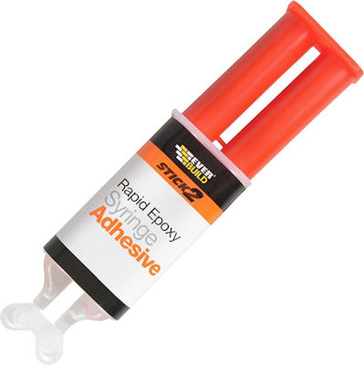 Everbuild Rapid Syringe Epoxy Metal Glue 2-Component Transparent 24ml 483851