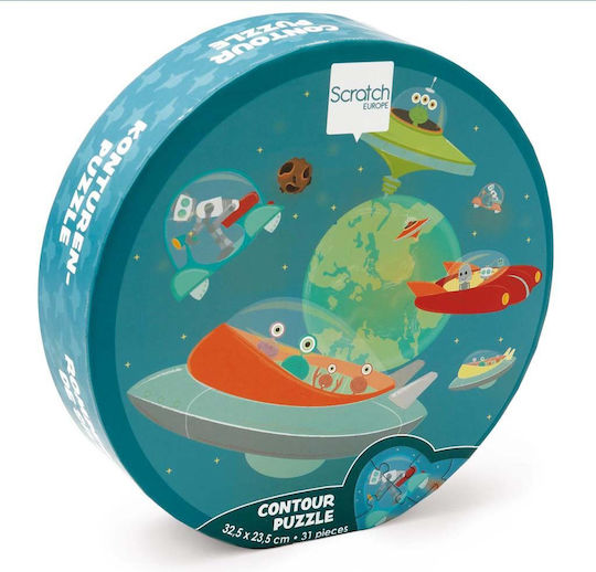 Παιδικό Puzzle Space για 3+ Ετών 31pcs Scratch Europe
