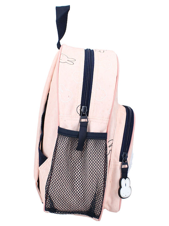 Miffy Sweet and Furry School Bag Backpack Kindergarten in Pink color