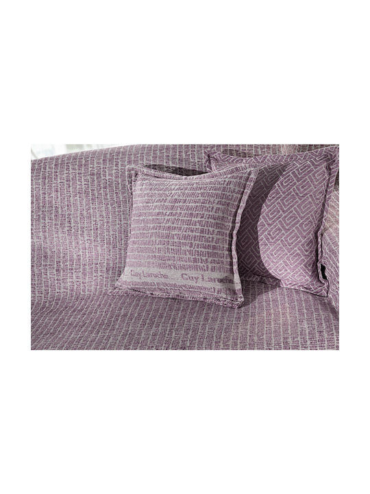 Guy Laroche Διακοσμητική Μαξιλαροθήκη Parfait Lilac 45x45εκ.