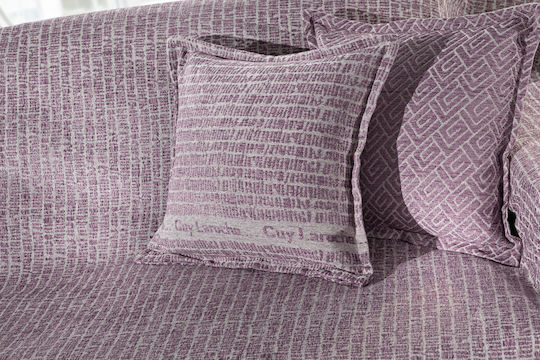 Guy Laroche Διακοσμητική Μαξιλαροθήκη Parfait Lilac 45x45εκ.