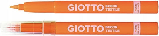 Giotto Decor Marker Orange Permanent Für Stoff Neon 000494700