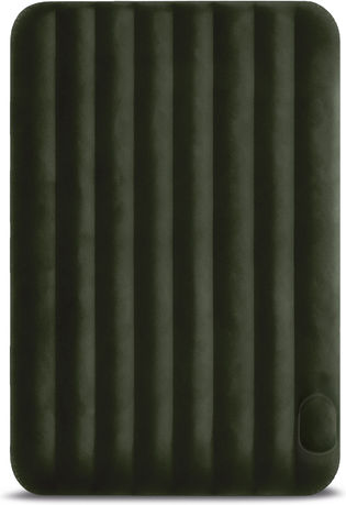 Intex Air Mattress Double with Integrated Pump Downy 191x137x25cm Gray