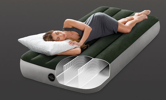 Intex Inflatable Sleeping Mattress Single Prestige Downy Single 191x76x25εκ.