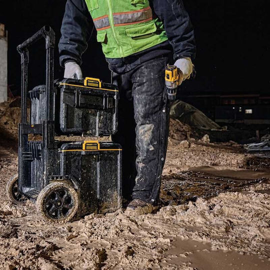 Dewalt Τροχήλατο Πλαστικό Μπαούλο Μεταφοράς και Αποθήκευσης Εργαλείων DS450 Π55.4xB50xΥ68.5cm DWST83295-1