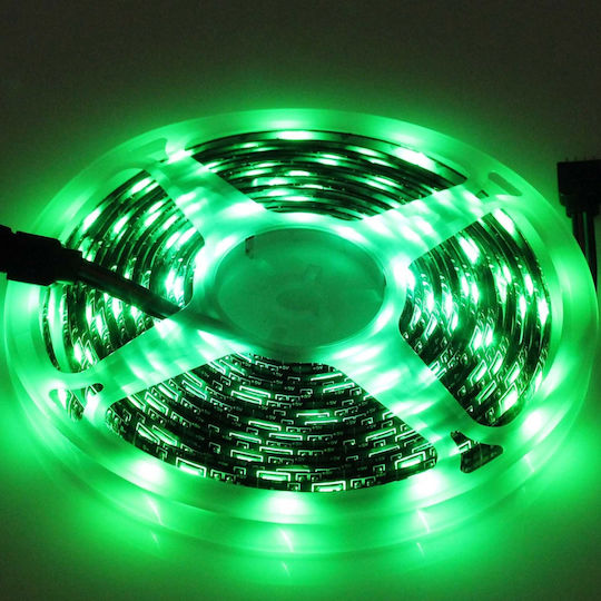 Rixme Водоустойчива LED Лента RZ-0002 USB 5V RGB Светлина 3м Тип SMD5050 с Захранване & Дистанционно управление