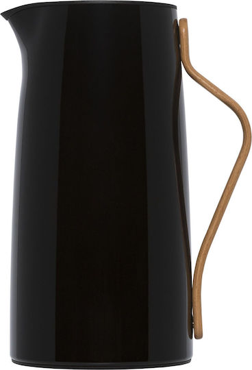 Stelton Emma Coffee Thermosflasche Krug Rostfreier Stahl 1,2 lt Schwarze