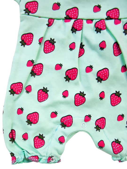 Infant's "Strawberries" Leotard with ribbon