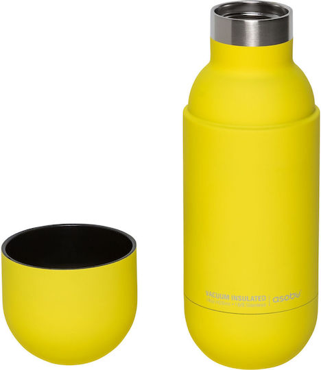 Asobu Orb Bottle Thermos Stainless Steel 460ml Yellow
