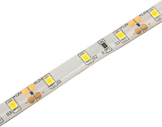 Avide Αδιάβροχη Ταινία LED ABLS12V2835-60WW65 12V Θερμό Λευκό Φως 5m Τύπου SMD2835