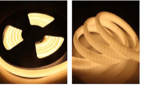 Universe Αδιάβροχη Ταινία LED 24V Φυσικό Λευκό Φως 5m Neon Flex