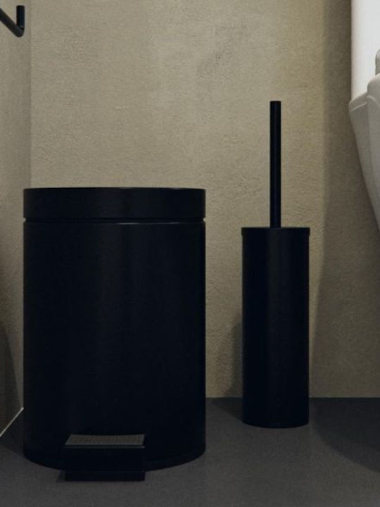 Verdi Metallisch Badezimmer Toilettenbürste Black Matt