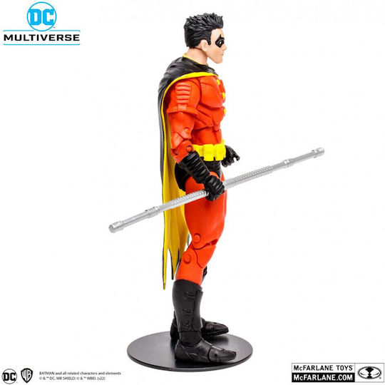 Mcfarlane Toys DC Comics Robin (Tim Drake) Action Figure Height 18cm in Scale 1:10