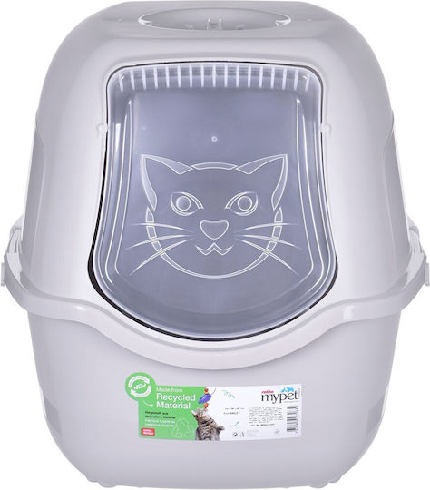 Rotho My Pet Bailey Cat Toilet Closed Beige L56 x W40 x H39cm
