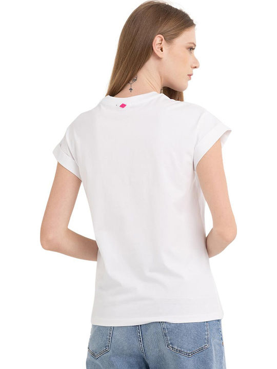 Damen T-Shirt Weiß