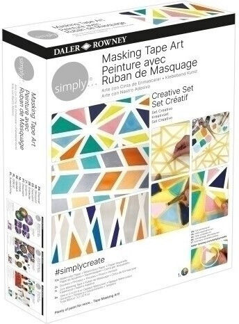 Daler Rowney Simply Masking Tape Art Σετ Ζωγραφικής 30x23cm 22τμχ