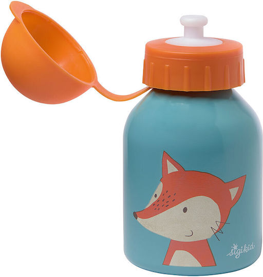 Sigikid Παιδικό Παγούρι Ανοξείδωτο με Pop-Up Καπάκι Γαλάζιο 250ml