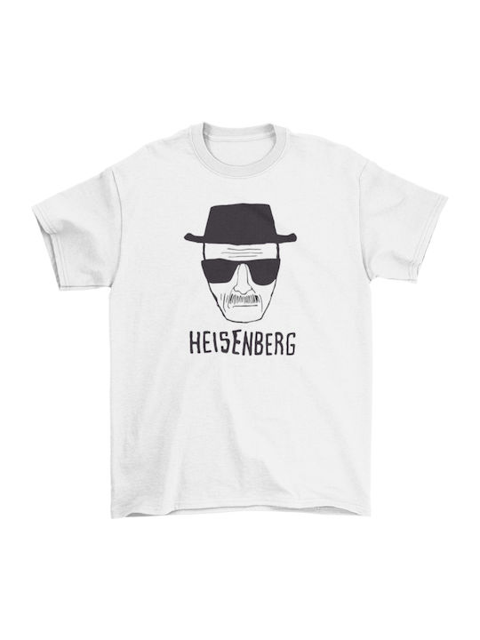 Heisenberg Tricou cu imprimeu Breaking Bad Alb BRBTS1010