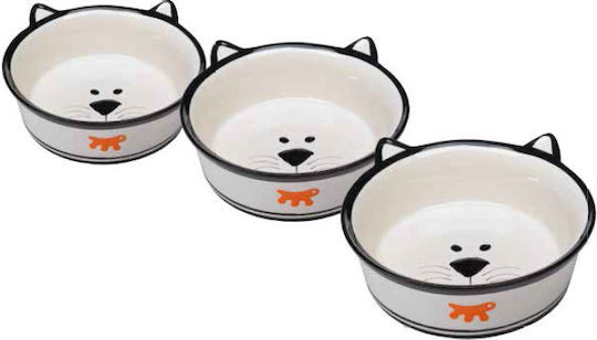 Ferplast Venere Ceramic Bowl Water for Dog & Cat 300ml 14cm in White Color