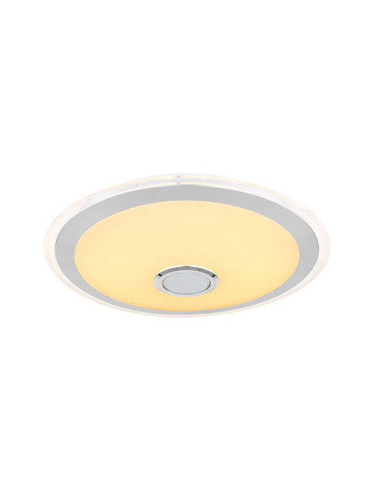 Globo Lighting Dunny Inteligent Plafonieră de Tavan 43buc Albă cu LED Integrat și Telecomandă