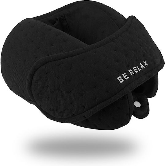Be Relax Wellness Original Plus Memory Foam Travel Pillow Black