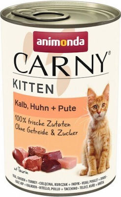 Animonda Carny Kitten Wet Food for Kittens In Can with Beef / Chicken 1pc 400gr