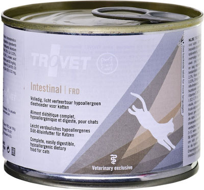 Trovet Intestinal Wet Food for Adult Cats with Gastrointestinal Disorders In Can with Rice / Fish 1pc 190gr