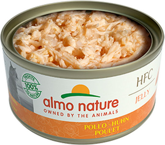 Almo Nature HFC Wet Food for Adult Cats in Cans with Chicken Gluten-Free 70gr