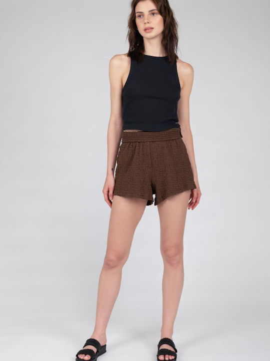 A Women's Summer Crop Top Cotton Sleeveless Black