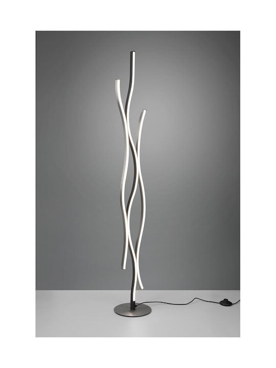 Trio Lighting Blaze LED Floor Lamp H138xW20cm. Gold