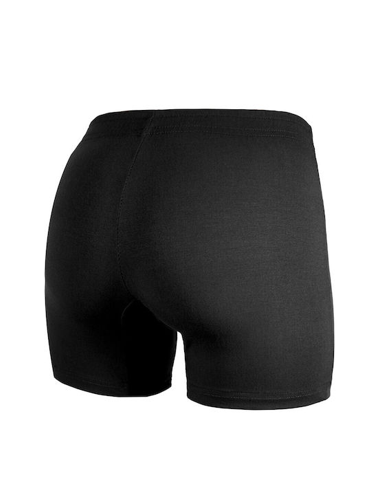 6 Spots Women's Hera Volleyball Shorts/Collars (Black) - Black