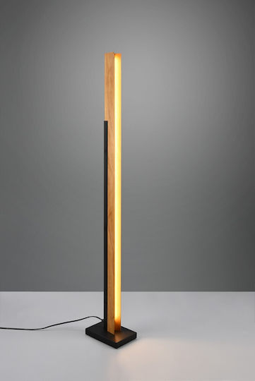 Trio Lighting Kerala LED Φωτιστικό Δαπέδου Υ120xΜ19εκ. με Θερμό Λευκό Φως 1950lm Μελί
