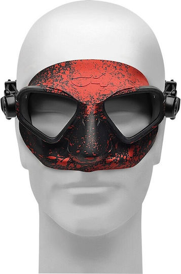 C4 Sea Mask Silicone Falcon in Red color 0MAC4FANRD 0MAC4FAPI