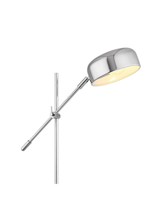 Globo Lighting Gianna Floor Lamp H139xW20cm. with Socket for Bulb E14 Silver