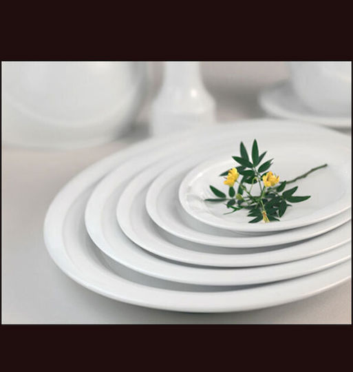 Güral Porselen X Tanbul Porcelain Shallow Plate White 27cm 6pcs