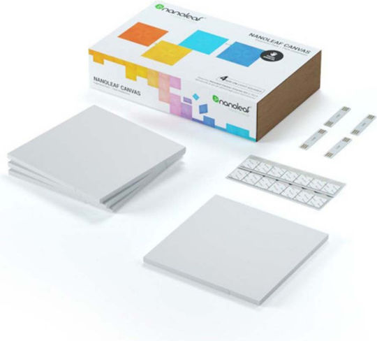Nanoleaf Φωτιστικό Canvas Expansion Pack LED RGB 4τμχ