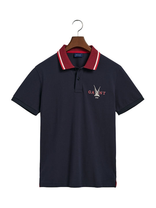 Polo T-shirt Navy Μπλε
