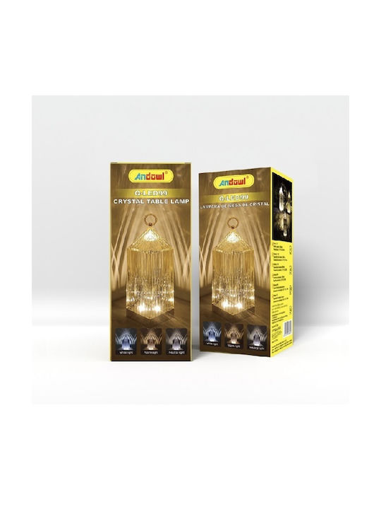 Andowl Διακοσμητικό Φωτιστικό LED Ρυθμιζόμενο Λευκό