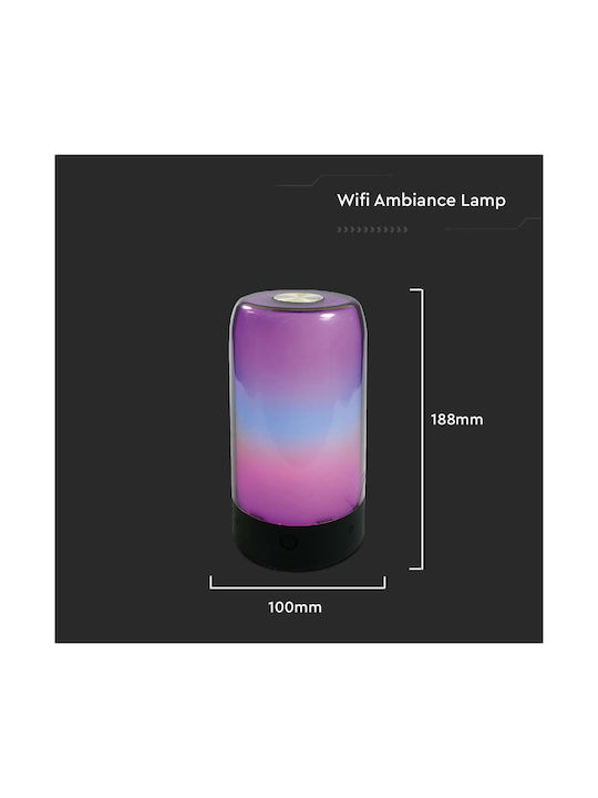 V-TAC WiFi Lustră Decorativă Negru